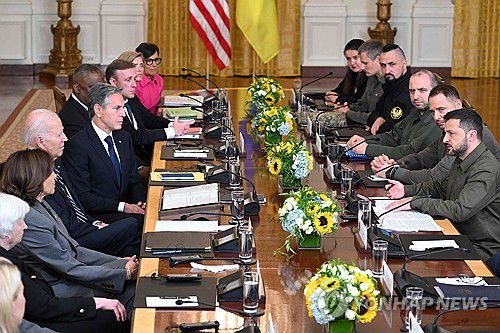 미-우크라 확대 정상회담[워싱턴 AFP=연합뉴스]