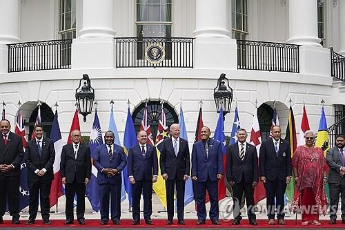 미국·태평양 도서국 정상회의[AP 연합뉴스 자료사진. 재판매 및 DB 금지]