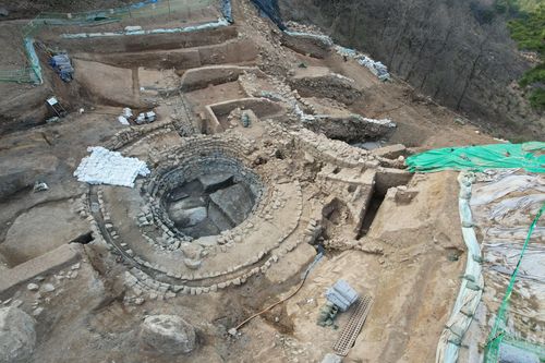 통일신라시대 집수시설과 배수체계 현황[문화재청 제공. 재판매 및 DB 금지]