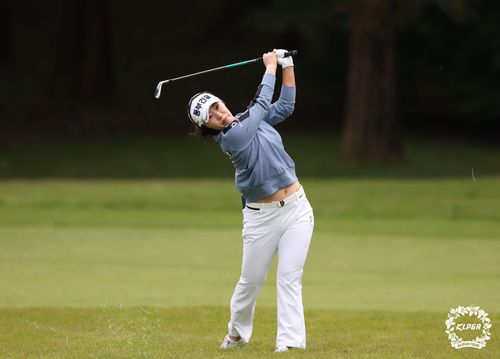 김수지의 아이언샷.[KLPGA 제공. 재판매 및 DB 금지]