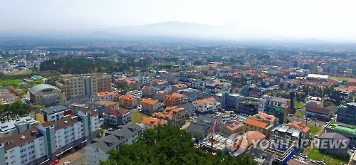 제주시 도심지[연합뉴스 자료사진]