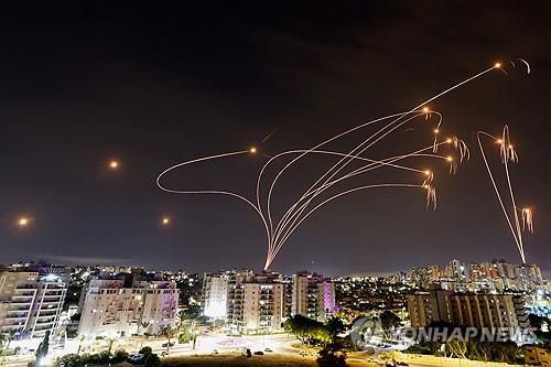 이스라엘 방공망 '아이언 돔'[로이터 연합뉴스 자료사진]