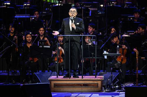 데뷔 45주년 기념 공연 '김수철과 동서양 100인조 오케스트라'[세종문화회관 제공. 재판매 및 DB 금지]