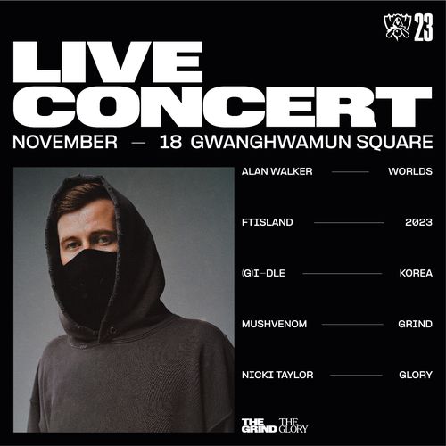 2023 롤드컵 기념 콘서트 라인업[라이엇게임즈 제공. 재판매 및 DB 금지]