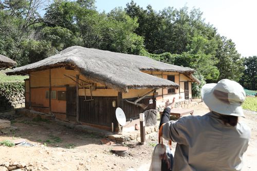 왕곡마을 초가집[촬영 강태현]