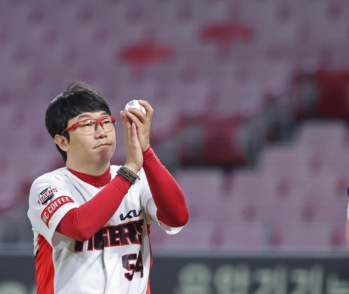 10월 11일 키움전에서 8이닝 무실점으로 호투한 양현종[KIA 타이거즈 제공. 재판매 및 DB 금지]