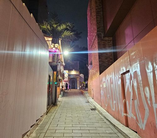 해밀톤호텔 서쪽 가벽[촬영 정윤주]