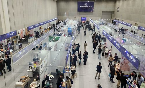 월드옥타가 수원컨벤션센터에서 개최한 '트레이드 쇼' 모습[월드옥타 제공. 재판매 및 DB 금지]