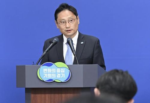 기자 간담회 하는 오후석 행정2부지사[경기도 제공. 재판매 및 DB 금지]