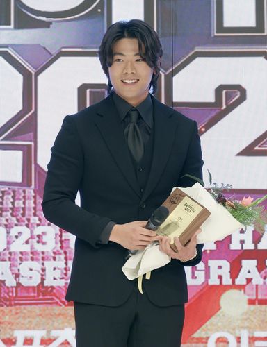 활짝 웃는 배지환[일간스포츠 제공. 재판매 및 DB 금지]