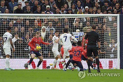 손흥민의 골 장면[AP=연합뉴스]