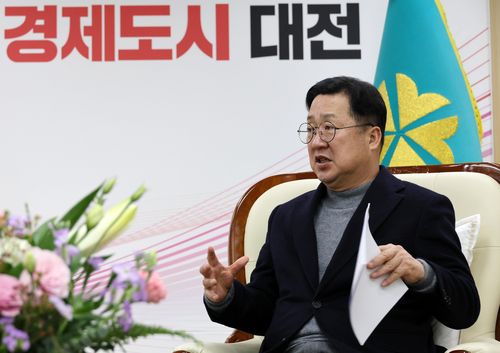 이장우 대전시장[촬영 김준범]