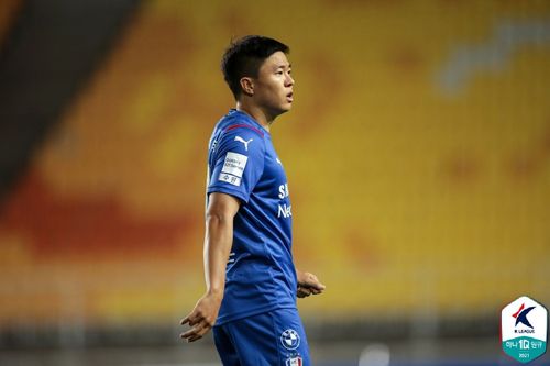 수원 시절인 2021년 8월 권창훈의 모습[한국프로축구연맹 제공. 재판매 및 DB 금지]