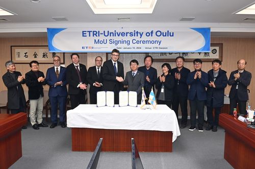 전자통신연, 핀란드 오울루 대학과 6G 이동통신 기술 협력[한국전자통신연구원 제공. 재판매 및 DB 금지]