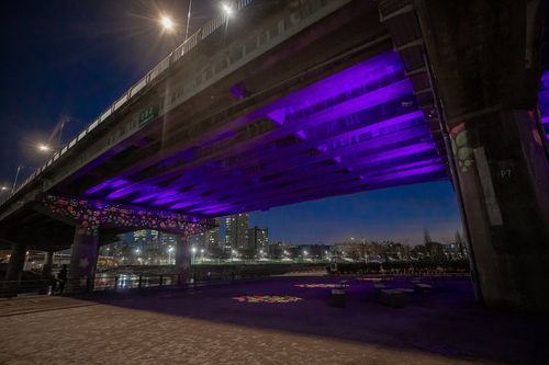 양천구, 안양천 신정교 하부 야관 경관 개선[양천구 제공. 재판매 및 DB 금지]