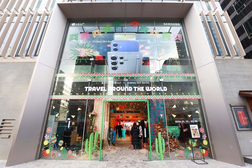 갤럭시 S24 시리즈 팝업 전시가 열리고 있는 일상비일상의틈(틈)[LG유플러스 제공. 재판매 및 DB 금지]