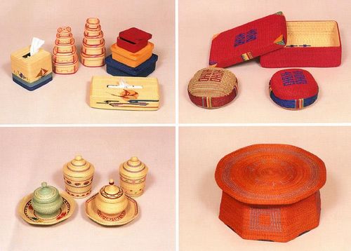 여러 종류의 왕골 공예품 [문화재청 국가문화유산포털 제공. 재판매 및 DB 금지]