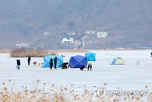 한파야 반가워[연합뉴스 자료사진]