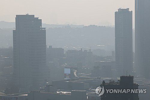 미세먼지 농도 '나쁨'[연합뉴스 자료사진]