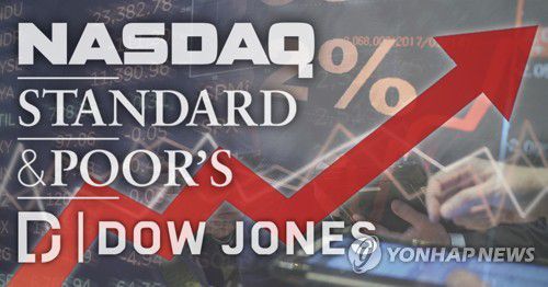 미 증시 상승(PG)[정연주 제작] 사진합성·일러스트