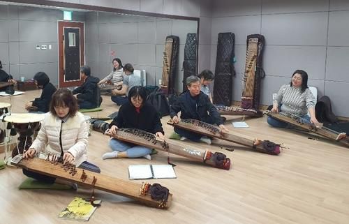 난계국악단 국악 강습[영동군 제공. 재판매 및 DB금지]