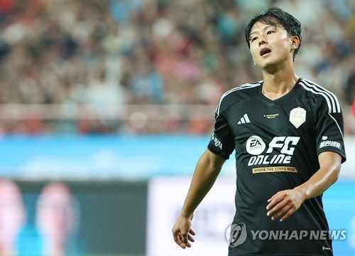 아쉬워하는 이승우[연합뉴스 자료사진. 재판매 및 DB금지]