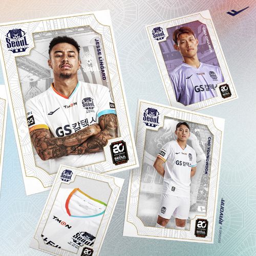 제시 린가드(왼쪽 위) 등이 입은 서울 어웨이 유니폼[FC서울 제공. 재판매 및 DB 금지]