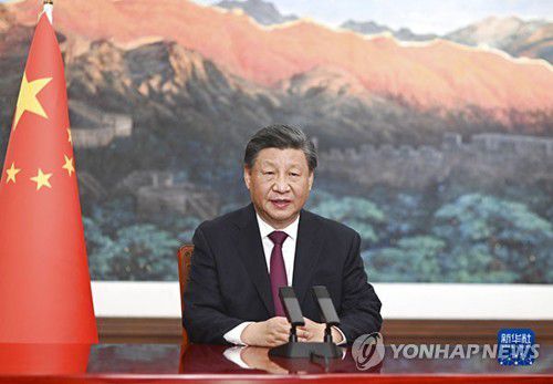 시진핑 중국 국가주석[중국 외교부 제공. 재판매 및 DB 금지]