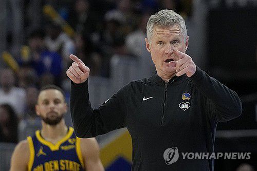 스티브 커 워리어스 감독 [AP=연합뉴스 자료사진]
