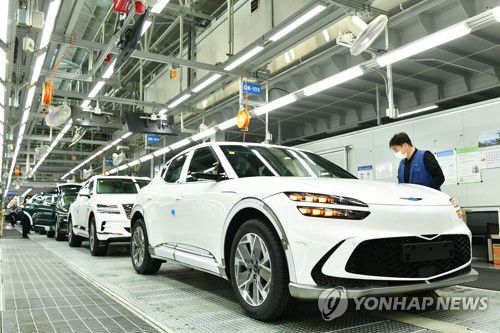 현대차 GV 모델 생산라인[현대자동차 울산공장 제공. 재판매 및 DB 금지]