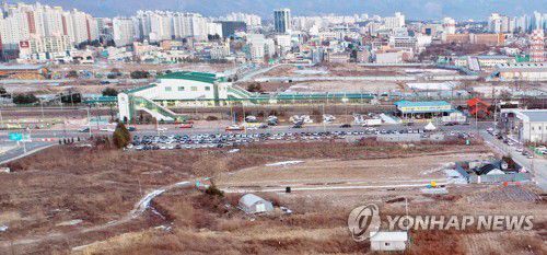 춘천역 일대 전경[연합뉴스 자료사진]