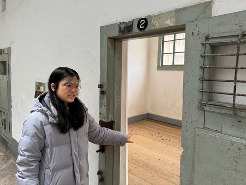 서대문형무소역사관 청소년 도슨트 원나연 양[촬영 장보인]