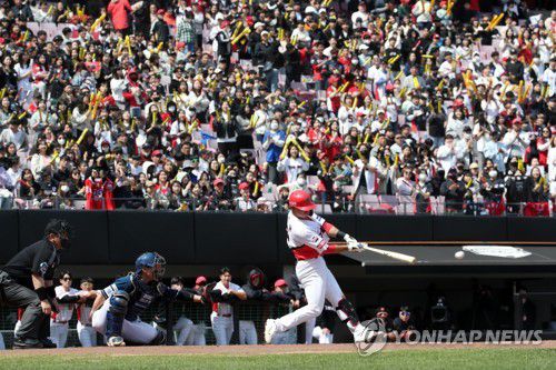 2023년 프로야구 시범경기 모습[연합뉴스 자료사진]
