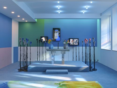 '제단 음악(우유부단한 신자를 위한 예배)'[백남준 아트센터 제공. 재판매 및 DB 금지]