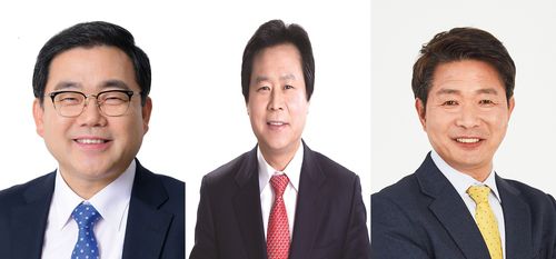 민주당 허성무·국민의힘 강기윤·녹색정의당 여영국(기호순)[선관위 제공. 재판매 및 DB 금지]