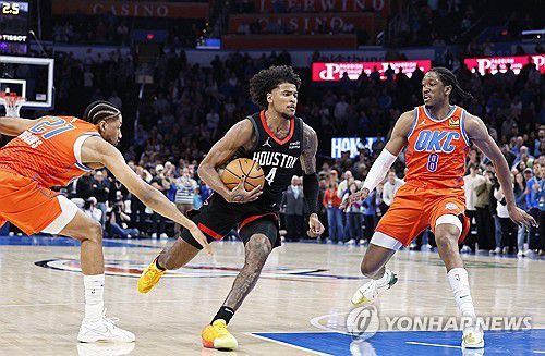 돌파하는 제일런 그린[USA TODAY Sports=연합뉴스]