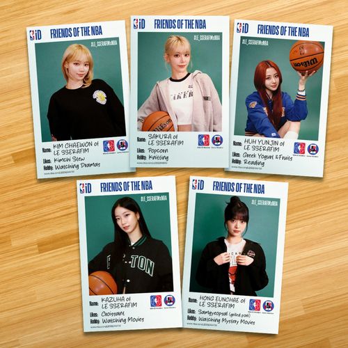 르세라핌, 미국프로농구협회 '프렌즈 오브 더 NBA' 발탁[쏘스뮤직 제공. 재판매 및 DB 금지]
