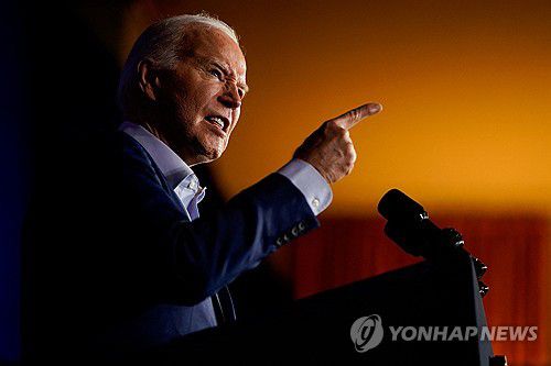 조 바이든 미국 대통령[로이터 연합뉴스 자료사진. 재판매 및 DB 금지]