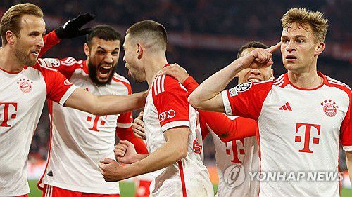 환호하는 뮌헨[AFP=연합뉴스]
