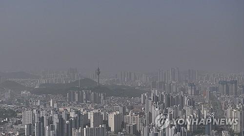 미세먼지로 갑갑한 대구[연합뉴스 자료사진]