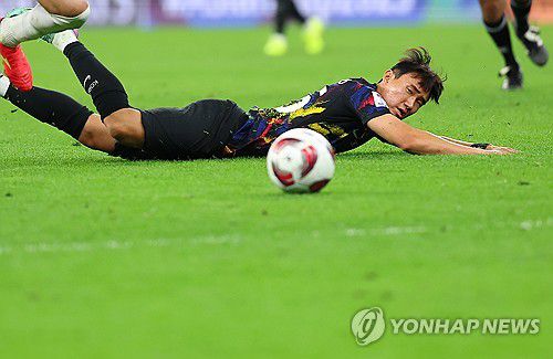 아쉬워하는 양현준[연합뉴스 자료사진]