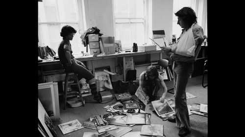 다큐멘터리 '힙노시스: LP 커버의 전설' 한 장면.[티캐스트 제공. 재판매 및 DB 금지]