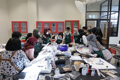 지난해 자카르타에서 열린 1차 현지 교육 모습 [국립문화재연구원 제공. 재판매 및 DB 금지]