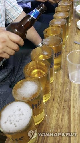 폭탄주[연합뉴스 사진]