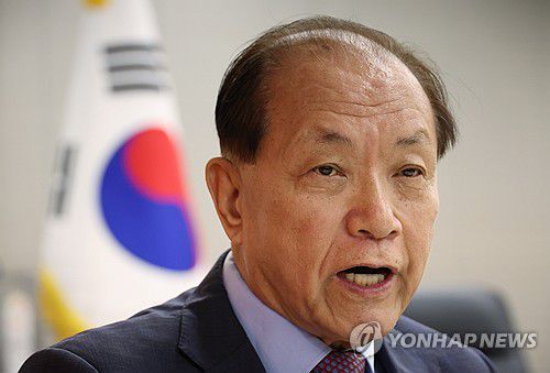 국민의힘 황우여 비대위원장 인터뷰(서울=연합뉴스) 신준희 기자 = 국민의힘 황우여 비상대책위원장이 8일 여의도 당사에서 연합뉴스와 인터뷰를 하고 있다. 2024.5.8 hama@yna.co.kr