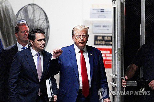 도널드 트럼프 전 미국 대통령[로이터 연합뉴스 자료 사진. 재판매 및 DB 금지]