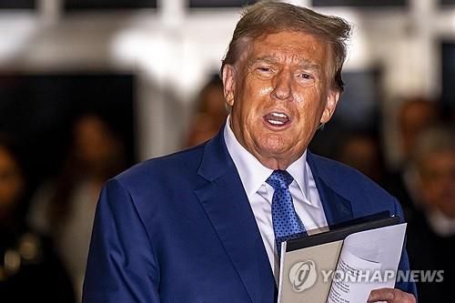 도널드 트럼프 전 미국 대통령[EPA 연합뉴스 자료사진]