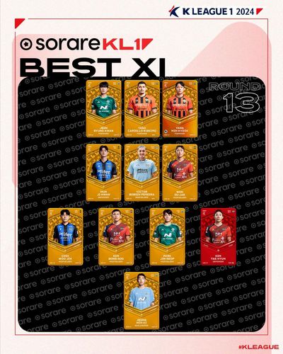 K리그1 13라운드 베스트11[한국프로축구연맹 제공. 재판매 및 DB 금지]