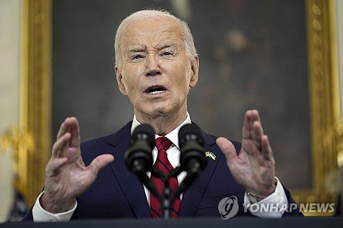 조 바이든 미 대통령[AP 연합뉴스 자료사진. 재배포 및 DB 금지]