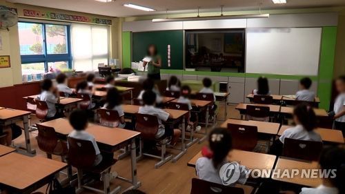 초등학교 교실[연합뉴스TV 제공]
